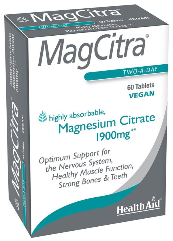 HealthAid Magcitra Blister Pack (Elemental Magnesium)
