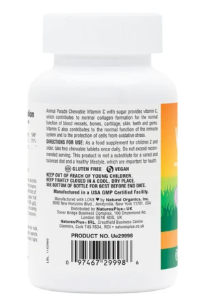 product image of Animal Parade® Vitamin C Children's Chewables containing Animal Parade® Vitamin C Children's Chewables