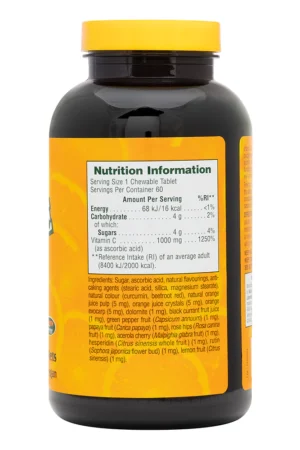 product image of Orange Juice Vitamin C 1000 mg Chewables containing 60 Count
