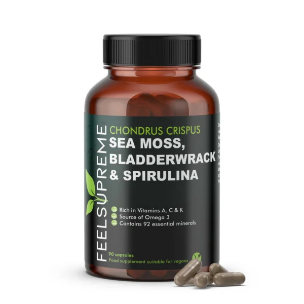 Feel Supreme Sea Moss with Bladderwrack and Spirulina