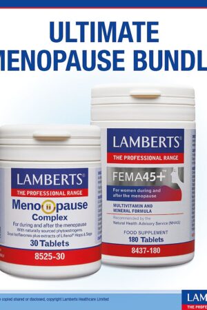 Lamberts Meno-Pause Complex and FEMA45™ Tablets